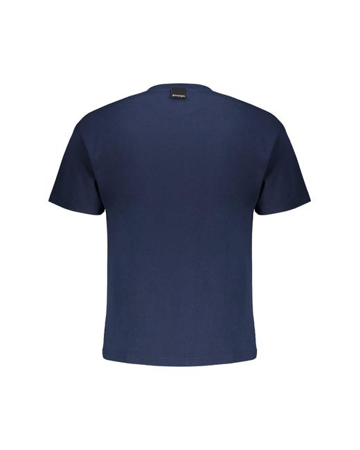 Palm Angels Blue Cotton T-Shirt for men