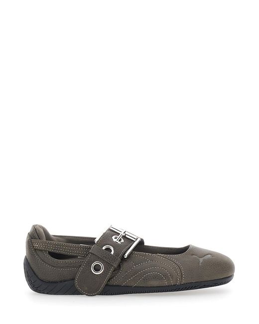 PUMA Gray Sneakers Speedcat Ballerina Shoes
