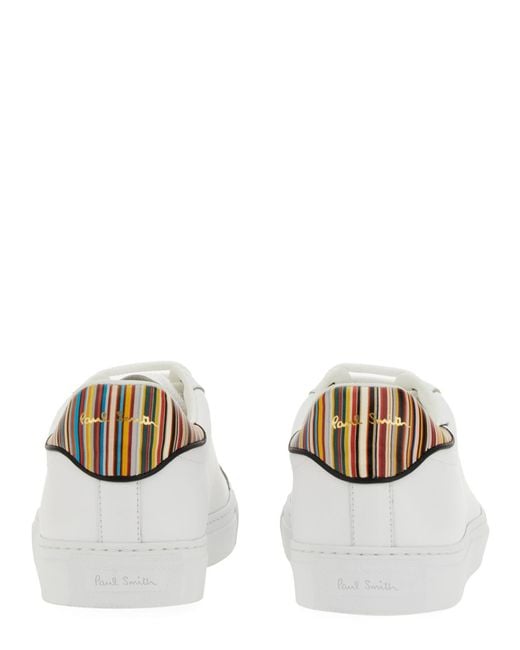 Paul Smith White Sneaker With Logo for men