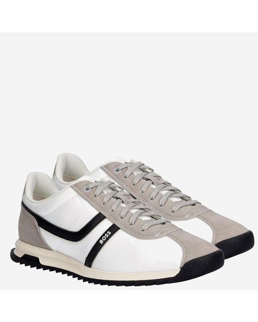 Boss White Sneakers Zayn Trainers for men