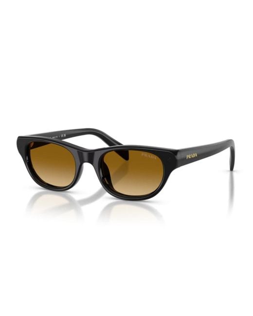 Prada Black Pr C08S Acetato Sunglasses