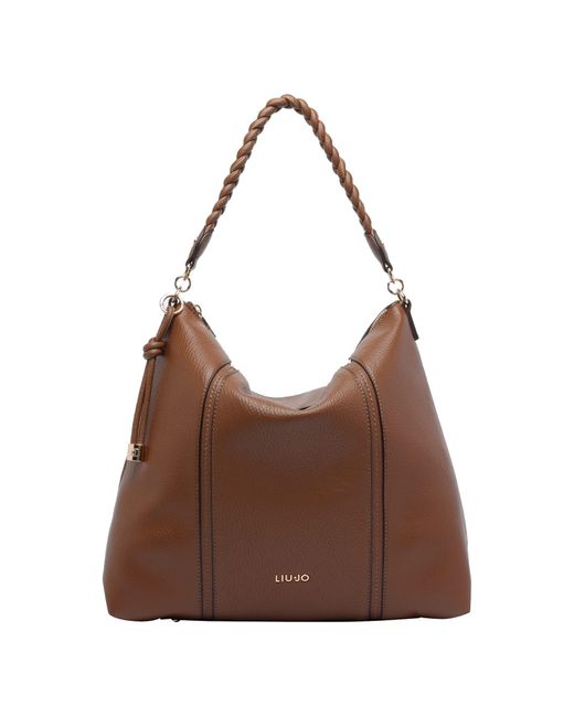 Liu Jo Brown Hobo Shoulder Bag