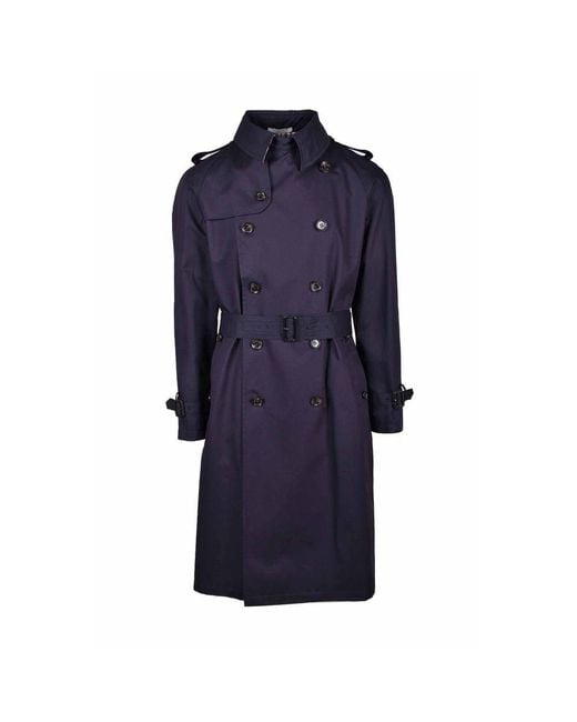 Aquascutum Blue Cotton Jacket for men