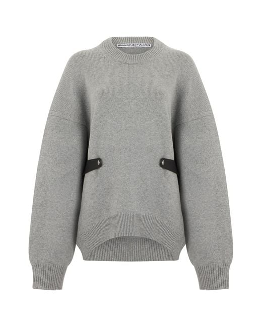 Alexander Wang Gray Sweater Wool