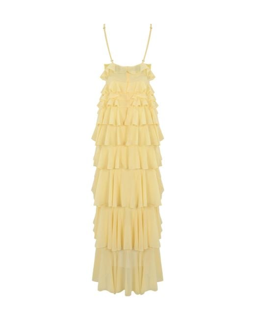 ワンピース Elisabetta Franchi RUFFLED DRESS Elisabetta Franchi Ruffled mini dress - Red - Women