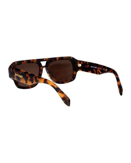 Palm Angels Brown Stockton Sunglasses