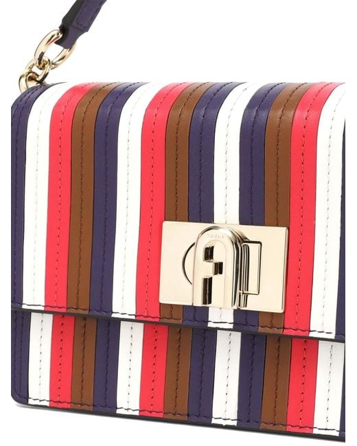Furla Brown 1927 Logo Crossbody Bag Shoulder