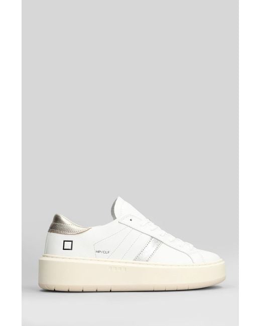 Date White Hill Low Plat Sneakers