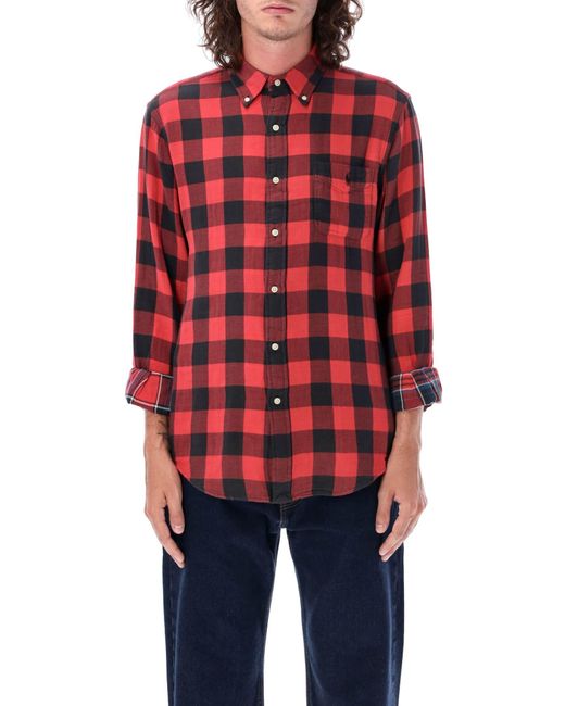 Ralph Lauren Red Check Casual Shirt for men