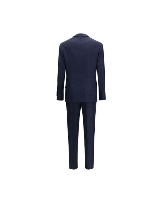 Brunello Cucinelli Blue Wool Oves Aries Two for men