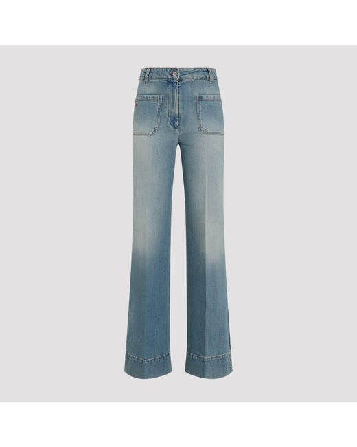 Victoria Beckham Blue Alina Jeans