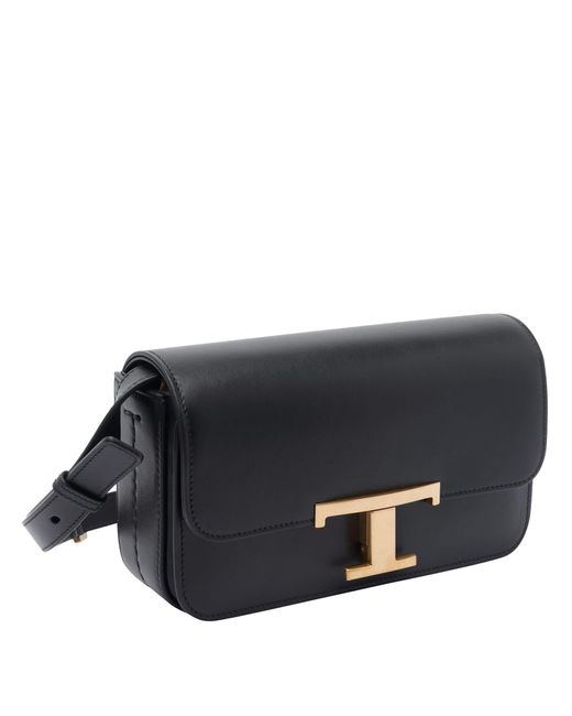 Tod's Black Micro T Timeless Leather Crossbody Bag