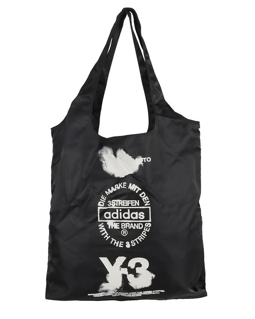 Y-3 Black Merch Tote for men