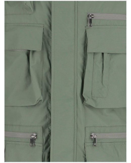 Woolrich Green Logo Jacket for men