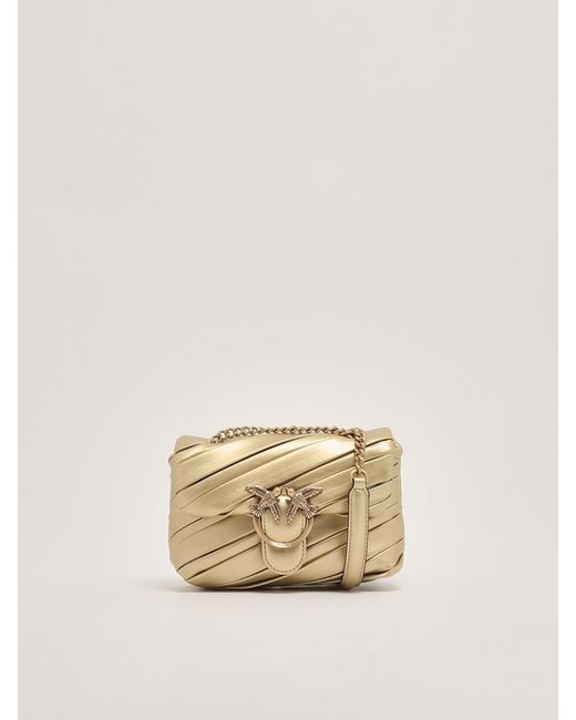 Pinko Natural Love Puff Baby Cl Metal Clutch