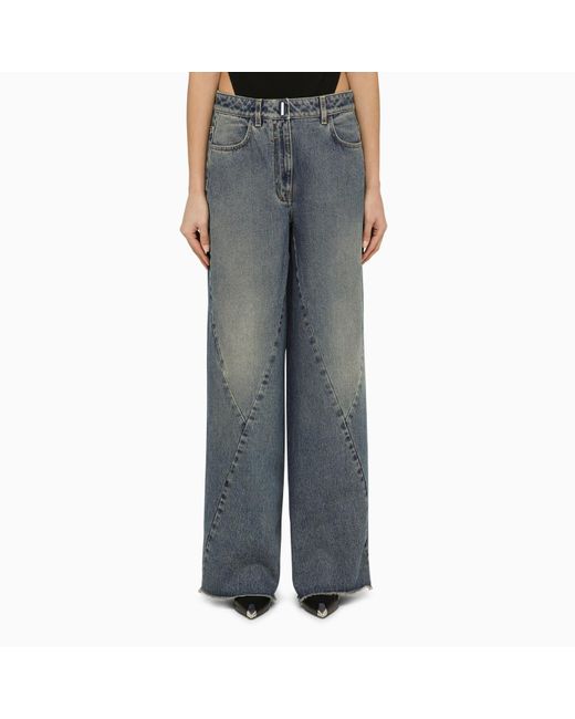 Givenchy Gray Loose Washed Jeans