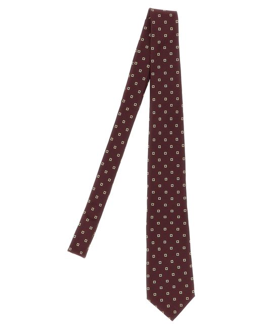 Saint Laurent Purple 'Petits Losan' Tie for men