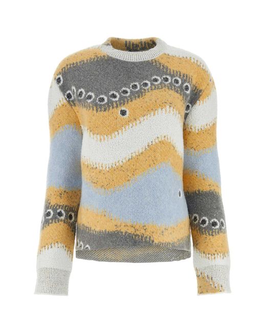 Loewe Multicolor Luxury Sweater In Wool Blend