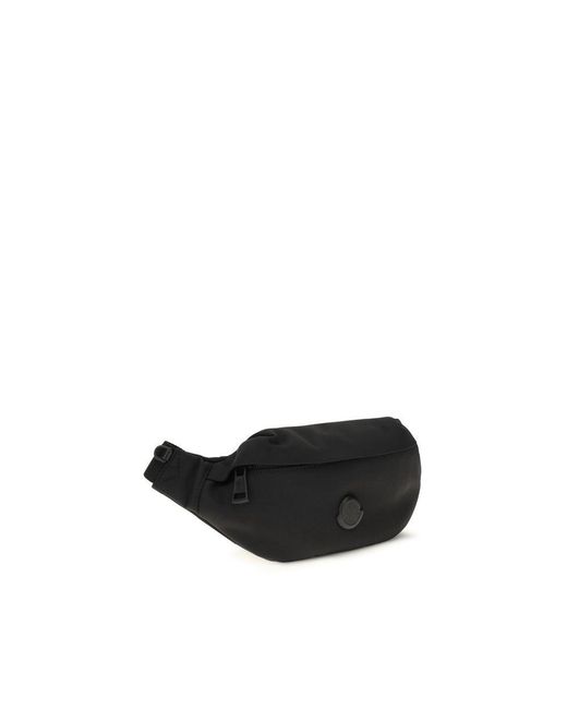 Moncler Black Nylon Shoulder Bag for men