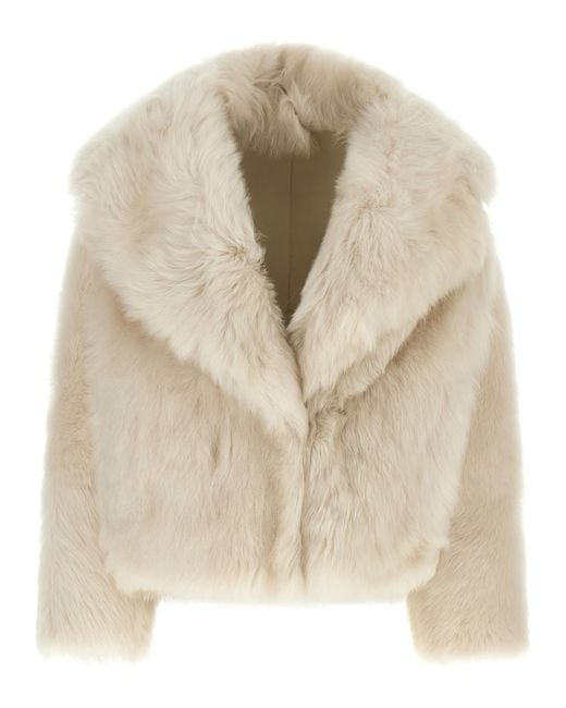 Blancha Natural Lamb Fur Full-Length Jacket Clothing