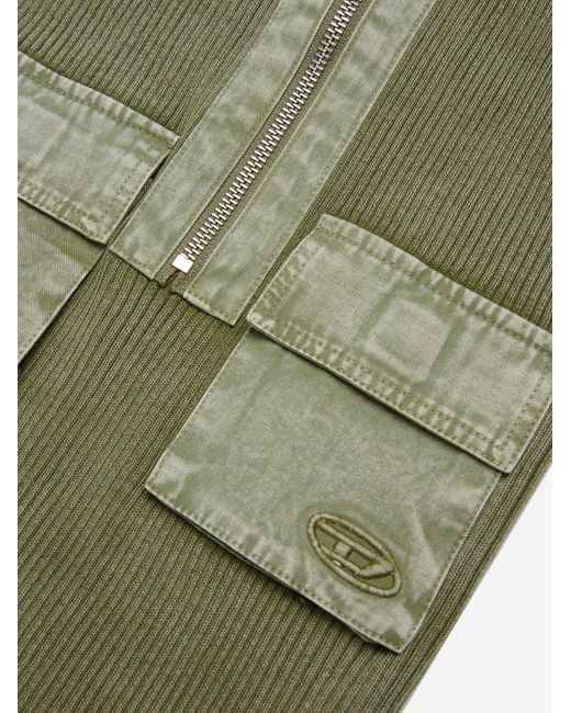 DIESEL Green Cotton Dress