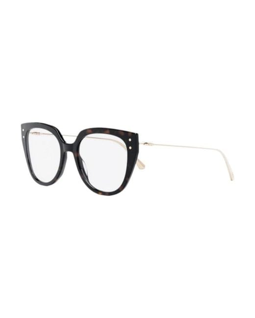Dior Brown Eyeglasses Square Full Rim, Havana- Frame And Clear Demo Lens Missob4I2200