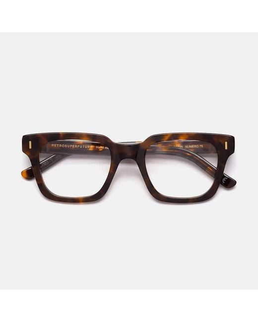 Retrosuperfuture Brown Numero 79 Havana Nostra Celluloide Optical Frames