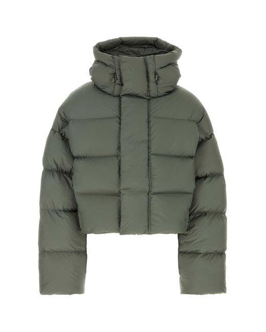 Entire studios Green Army Polyester Down Jacket for men