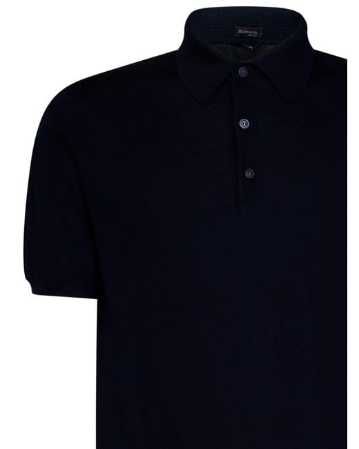Kiton Blue Icon Polo Shirt for men