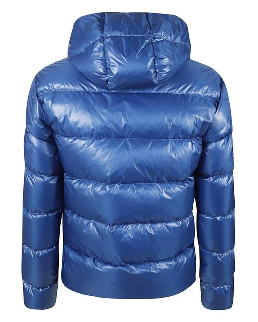 Aspesi Blue Classic Zip Padded Jacket for men