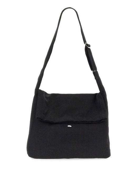 Our Legacy Black Sling Bag Washed Denim Shoulder for men