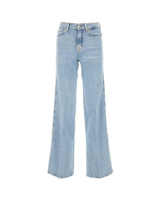 7 For All Mankind Blue Seven For All Mankind Jeans
