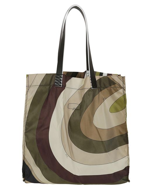 Emilio Pucci Multicolor Tote Bag Medium