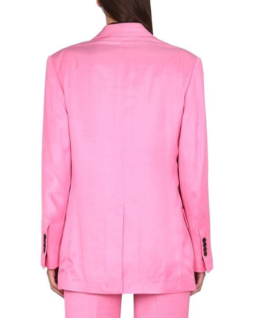 Tom Ford Pink Boyfriend Jacket Viscose