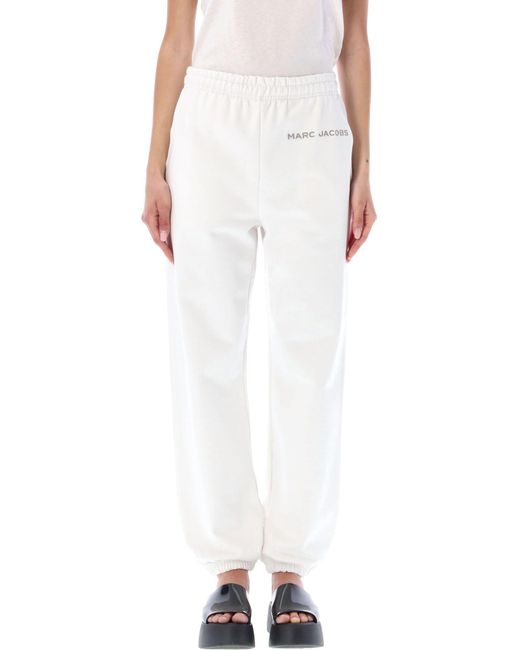 Marc Jacobs Cotton The Sweatpants in Chalk (White) | Lyst