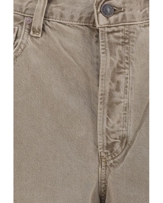 Agolde Gray Nanci Silk Pants Cotton