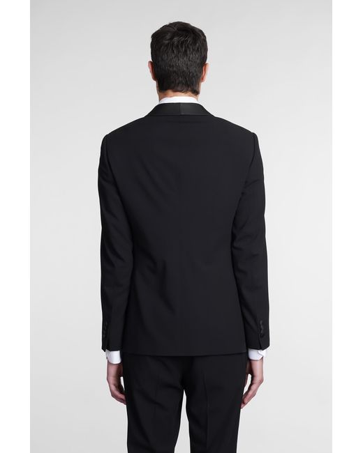 Giorgio Armani Blue Single-breasted Classic Plain Suit for men