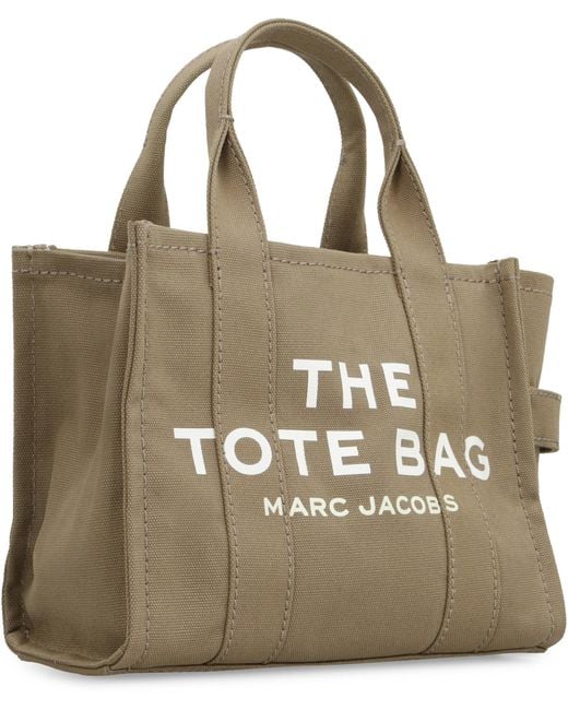 Marc Jacobs Metallic Tote Bag Canvas Cotton