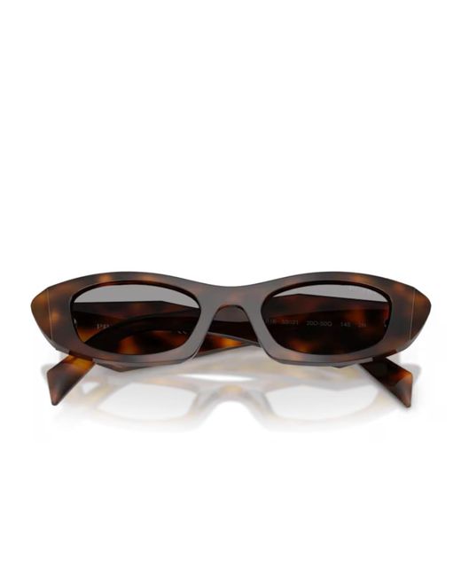 Prada Gray Prada Pr B16S Prada Symbole 20D50Q Juniper Tartarugato Sunglasses