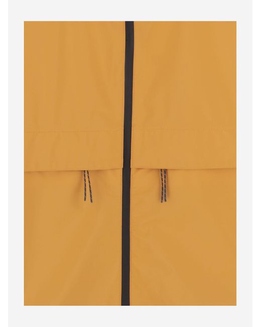 Autry Orange Two-Tone Nylon Jacket Polyamide