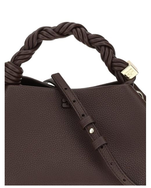 Ganni Brown Bou Small Handbag