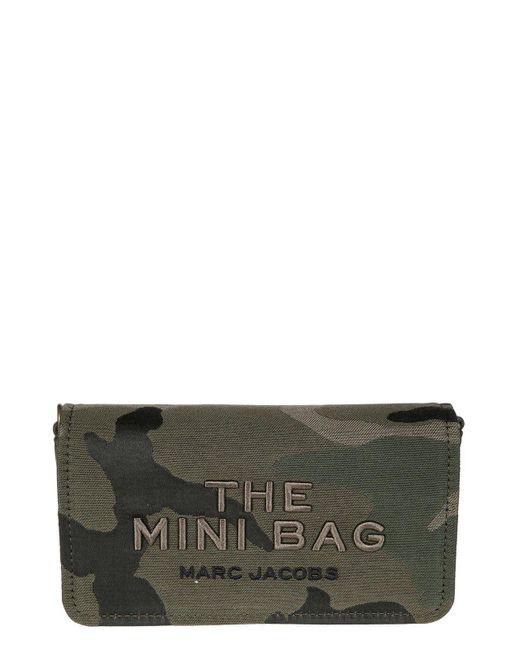 Marc Jacobs The Camo Jacquard Chain Mini Bag in Gray | Lyst