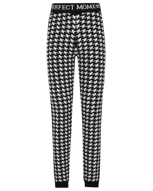 Perfect Moment Black Houndstooth Legging