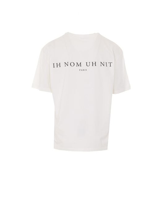 Ih Nom Uh Nit White T-Shirts And Polos Cotton for men