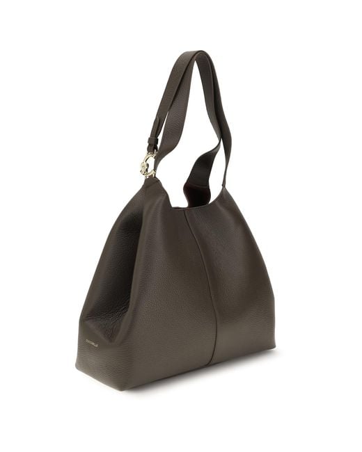 Coccinelle Black Large C-Easy Tote Bag Calf Leather Bos Taurus Shoulder