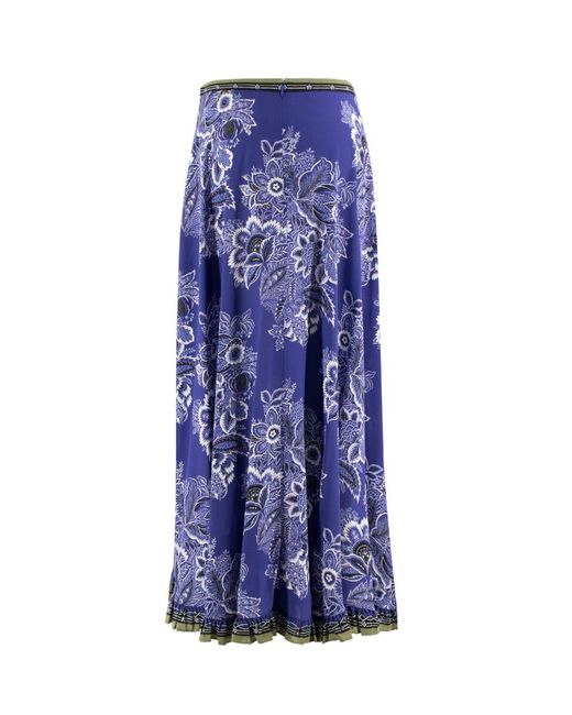 Etro Blue Skirt