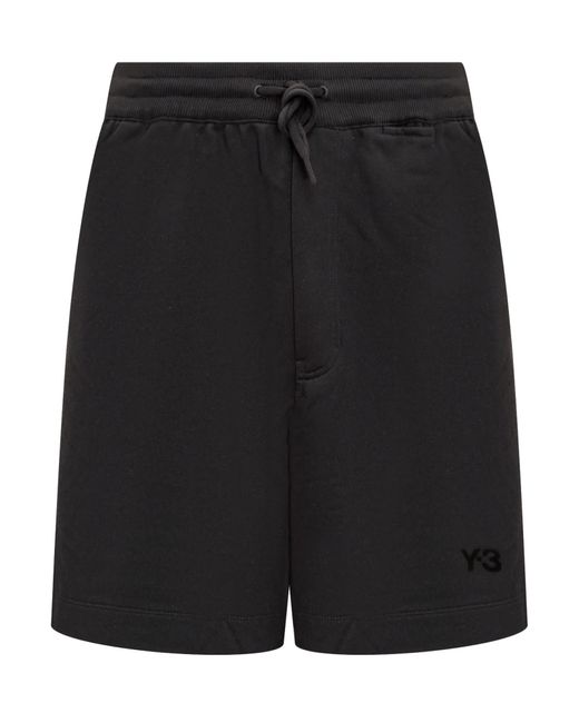 Y-3 Black Y-3 Shorts With Logo