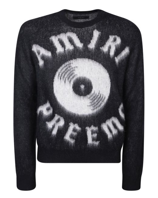 Amiri Black Preemo Sweatshirt for men