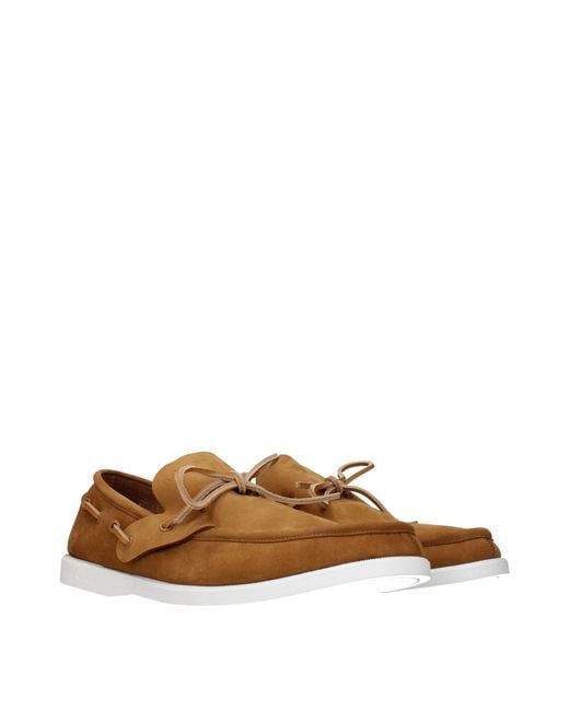 Marni Brown Leather Slip-On Loafers for men