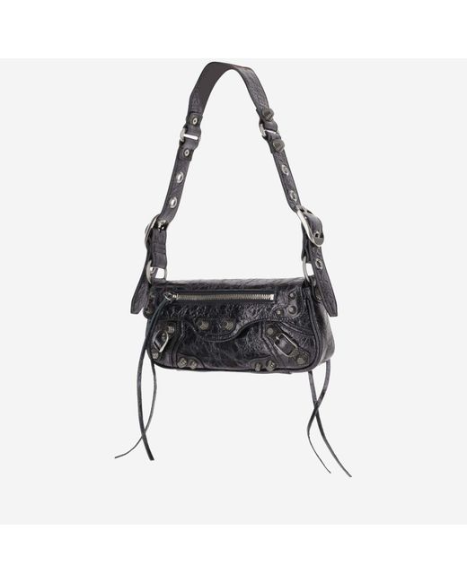Balenciaga Black Le Cagole Sling Xs Leather Shoulder Bag